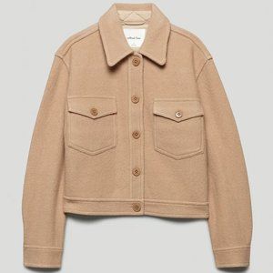 COPY - Aritzia - Wilfred Free - The Ganna Cropped Shirt Jacket - X-Small